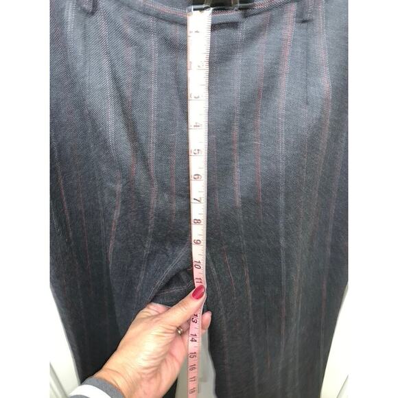 Pendleton Women's Gray Pinstripe Wool-Blend‎ Dress Pants Size 6 - Picture 6 of 9